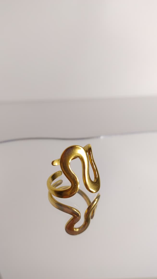 ANILLO CURVA SERPIENTE